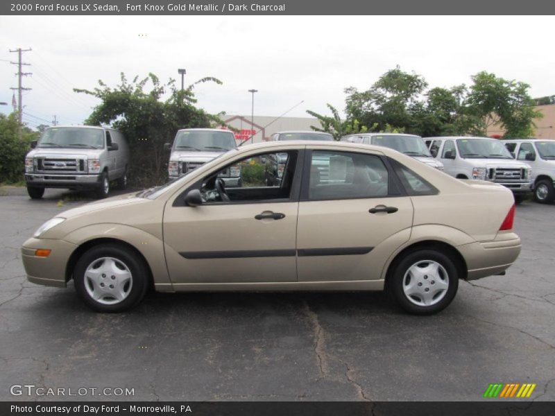  2000 Focus LX Sedan Fort Knox Gold Metallic