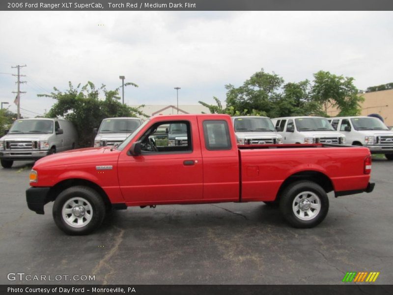 Torch Red / Medium Dark Flint 2006 Ford Ranger XLT SuperCab