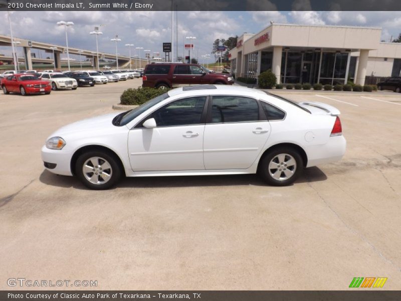 Summit White / Ebony 2010 Chevrolet Impala LT
