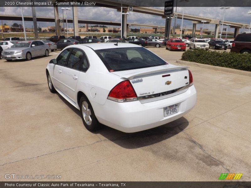Summit White / Ebony 2010 Chevrolet Impala LT