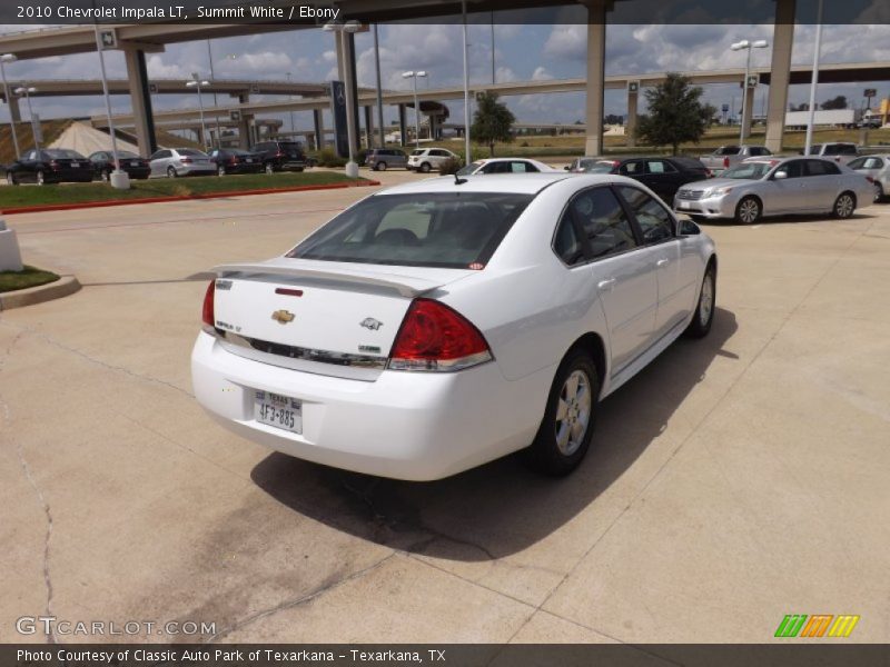 Summit White / Ebony 2010 Chevrolet Impala LT