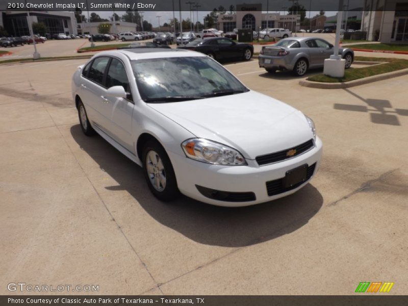 Summit White / Ebony 2010 Chevrolet Impala LT