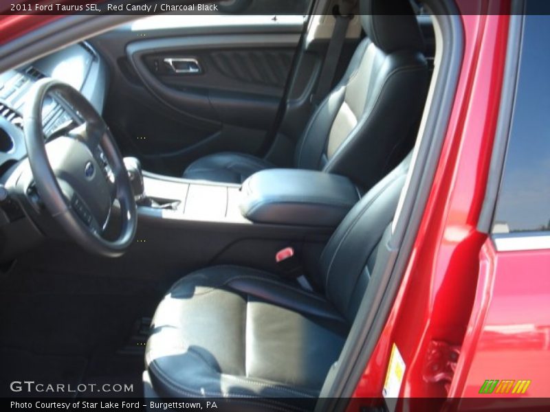 Red Candy / Charcoal Black 2011 Ford Taurus SEL