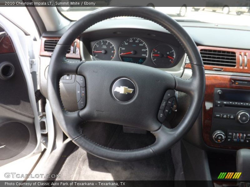 Summit White / Ebony 2010 Chevrolet Impala LT