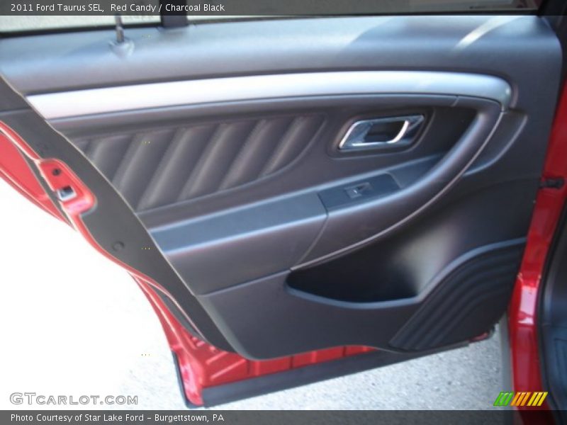 Red Candy / Charcoal Black 2011 Ford Taurus SEL