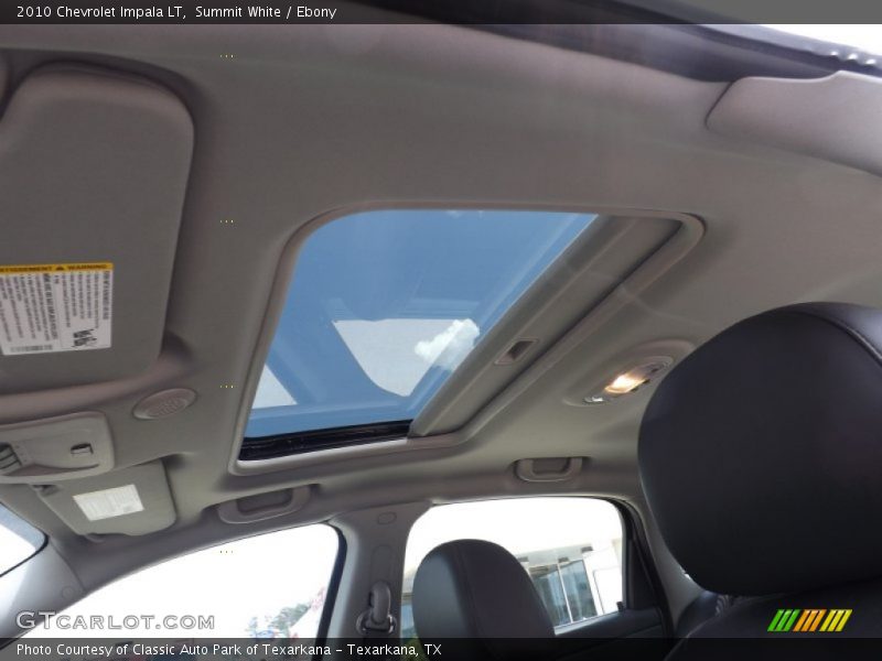 Summit White / Ebony 2010 Chevrolet Impala LT