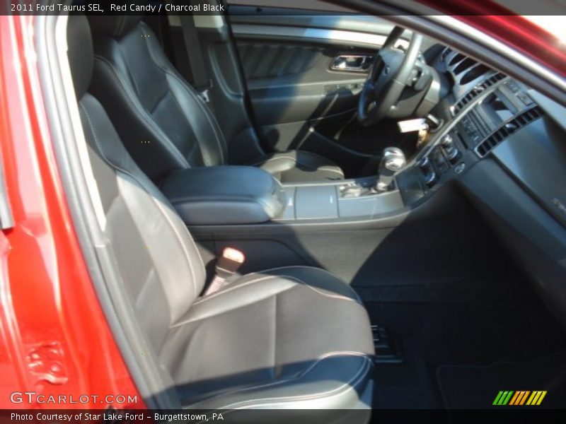 Red Candy / Charcoal Black 2011 Ford Taurus SEL