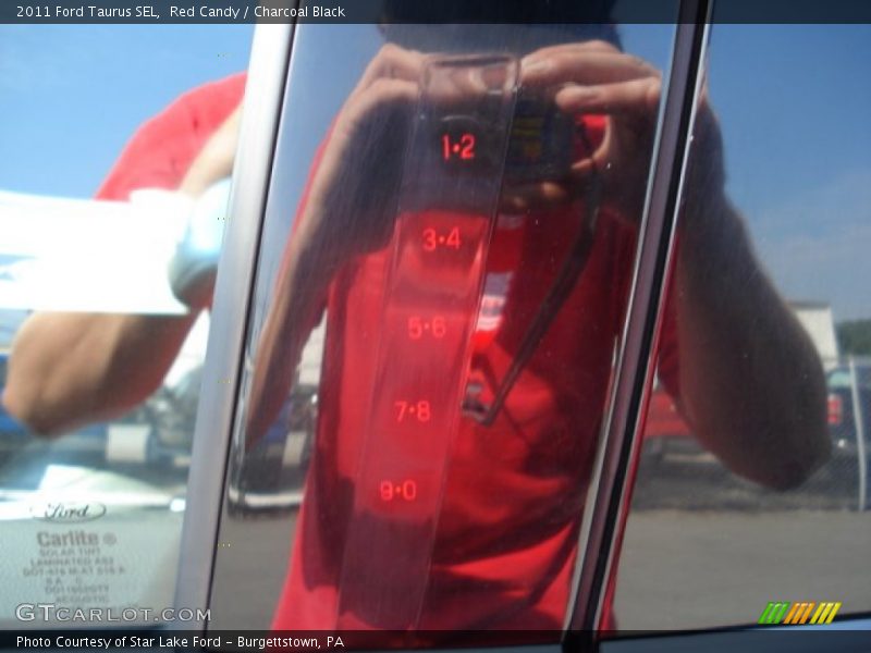 Red Candy / Charcoal Black 2011 Ford Taurus SEL