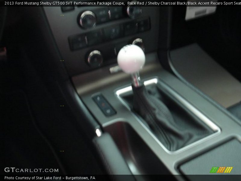  2013 Mustang Shelby GT500 SVT Performance Package Coupe 6 Speed Manual Shifter