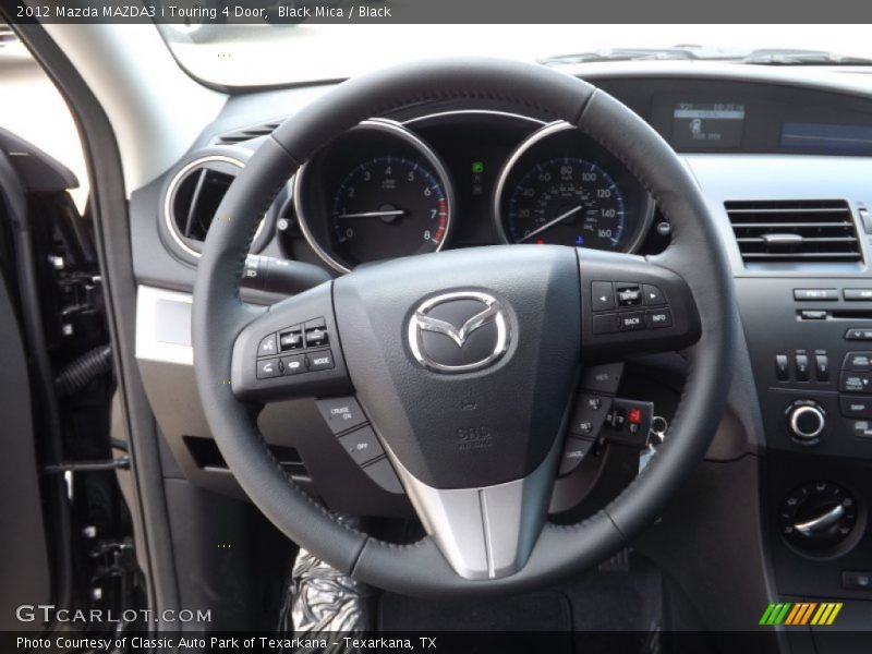 Black Mica / Black 2012 Mazda MAZDA3 i Touring 4 Door