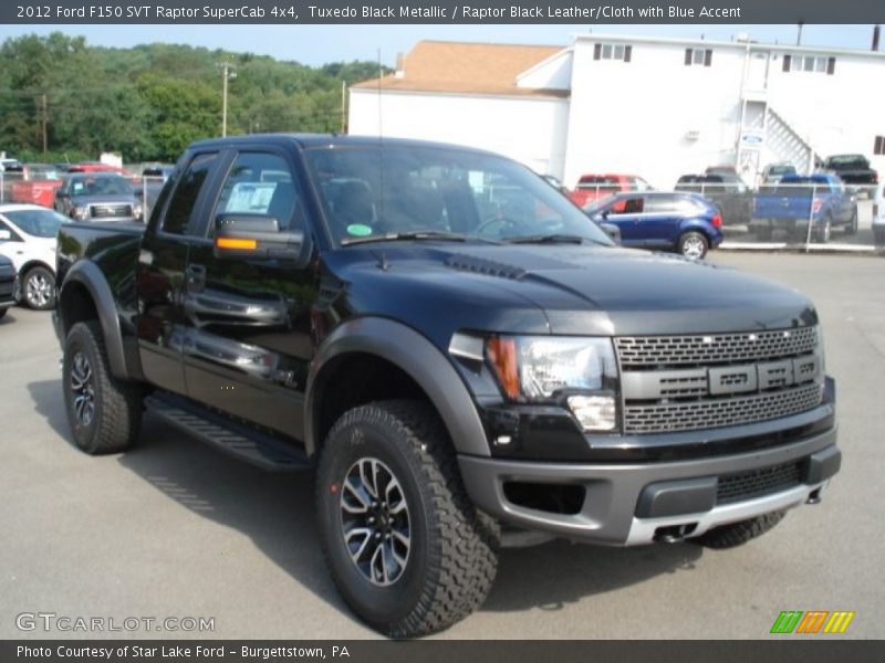 Front 3/4 View of 2012 F150 SVT Raptor SuperCab 4x4