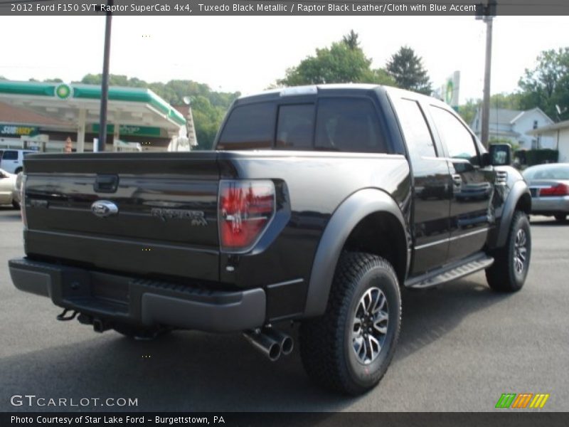 Rear 3/4 View - 2012 Ford F150 SVT Raptor SuperCab 4x4