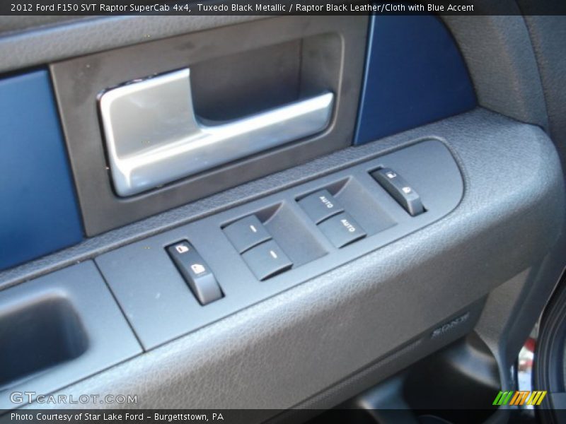 Tuxedo Black Metallic / Raptor Black Leather/Cloth with Blue Accent 2012 Ford F150 SVT Raptor SuperCab 4x4