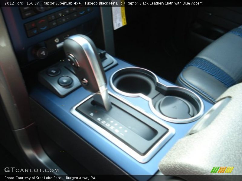 Tuxedo Black Metallic / Raptor Black Leather/Cloth with Blue Accent 2012 Ford F150 SVT Raptor SuperCab 4x4