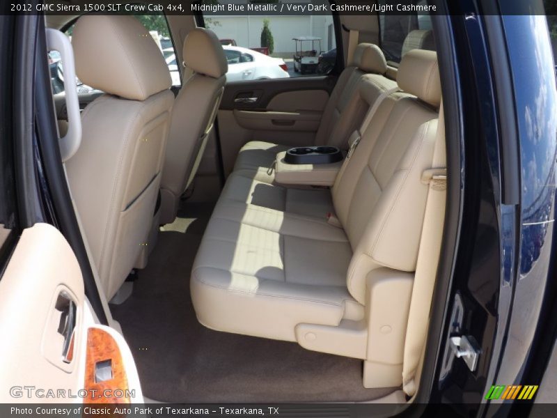 Midnight Blue Metallic / Very Dark Cashmere/Light Cashmere 2012 GMC Sierra 1500 SLT Crew Cab 4x4