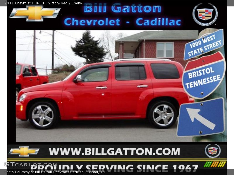 Victory Red / Ebony 2011 Chevrolet HHR LT