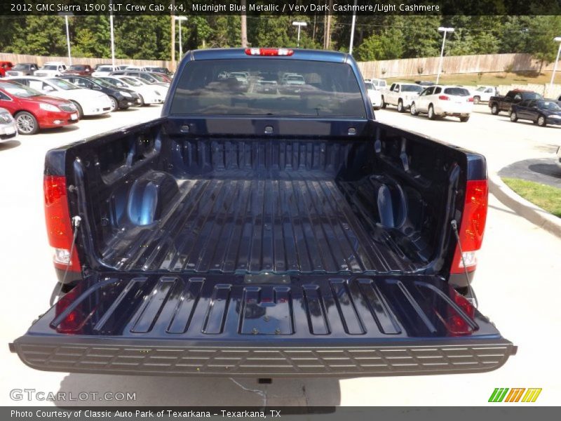 Midnight Blue Metallic / Very Dark Cashmere/Light Cashmere 2012 GMC Sierra 1500 SLT Crew Cab 4x4