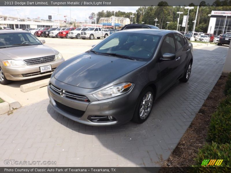 Tungsten Metallic / Black/Light Frost 2013 Dodge Dart Limited
