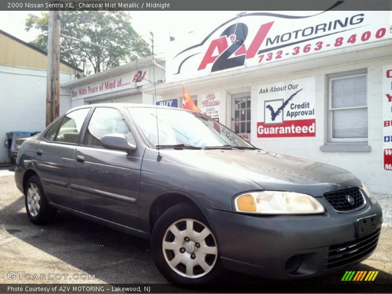 Charcoal Mist Metallic / Midnight 2000 Nissan Sentra XE