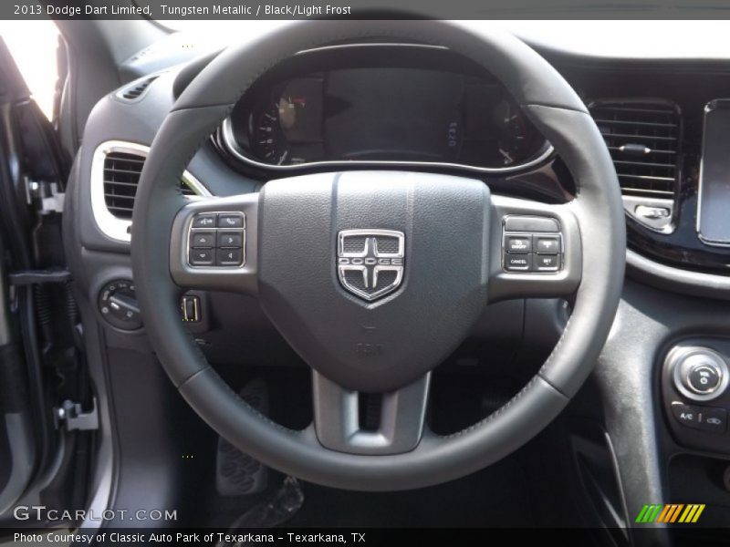 Tungsten Metallic / Black/Light Frost 2013 Dodge Dart Limited