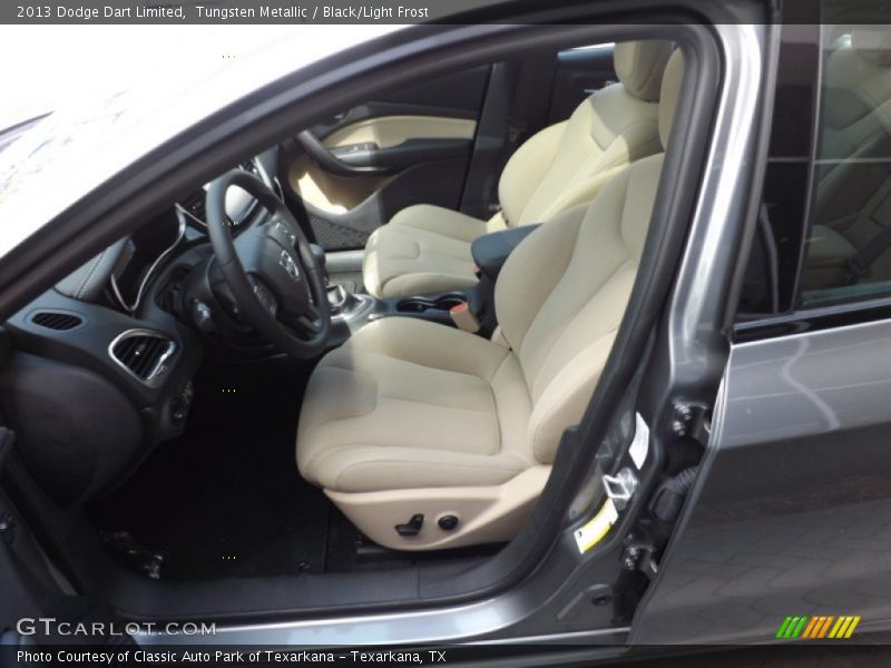 Tungsten Metallic / Black/Light Frost 2013 Dodge Dart Limited