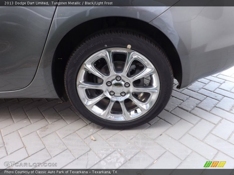 Tungsten Metallic / Black/Light Frost 2013 Dodge Dart Limited