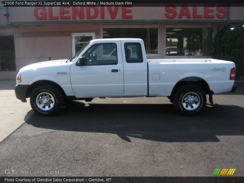 Oxford White / Medium Dark Flint 2008 Ford Ranger XL SuperCab 4x4