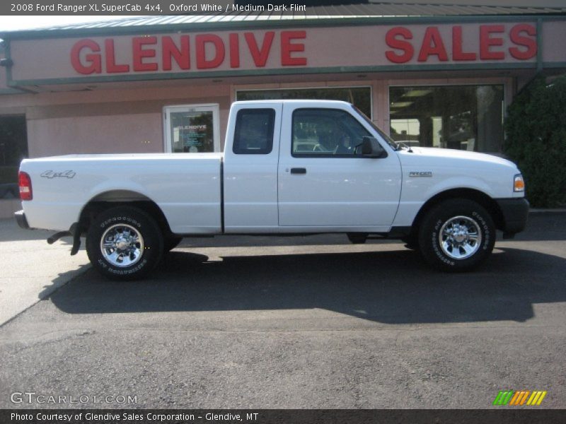 Oxford White / Medium Dark Flint 2008 Ford Ranger XL SuperCab 4x4