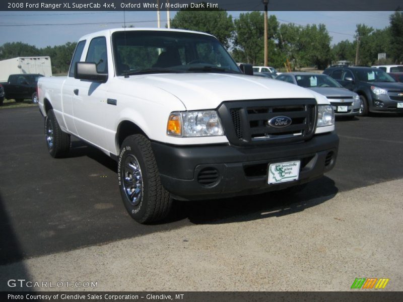 Oxford White / Medium Dark Flint 2008 Ford Ranger XL SuperCab 4x4