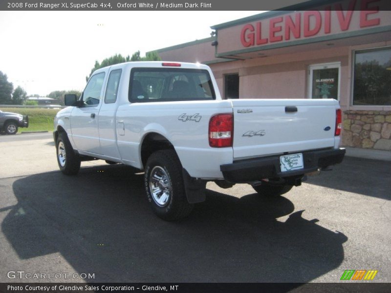 Oxford White / Medium Dark Flint 2008 Ford Ranger XL SuperCab 4x4