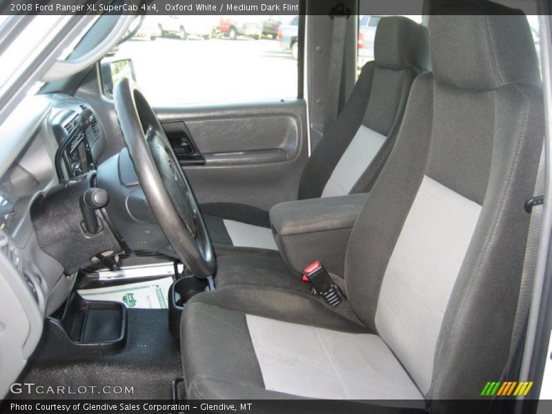 Oxford White / Medium Dark Flint 2008 Ford Ranger XL SuperCab 4x4