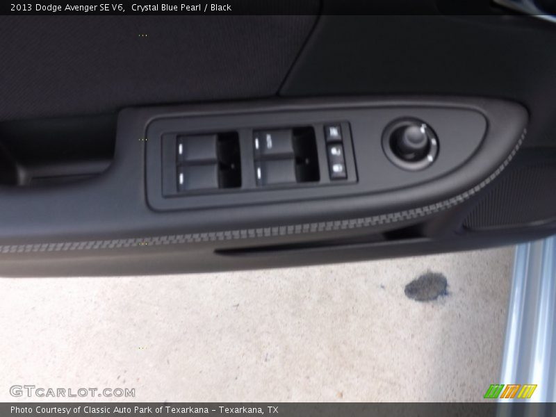 Crystal Blue Pearl / Black 2013 Dodge Avenger SE V6