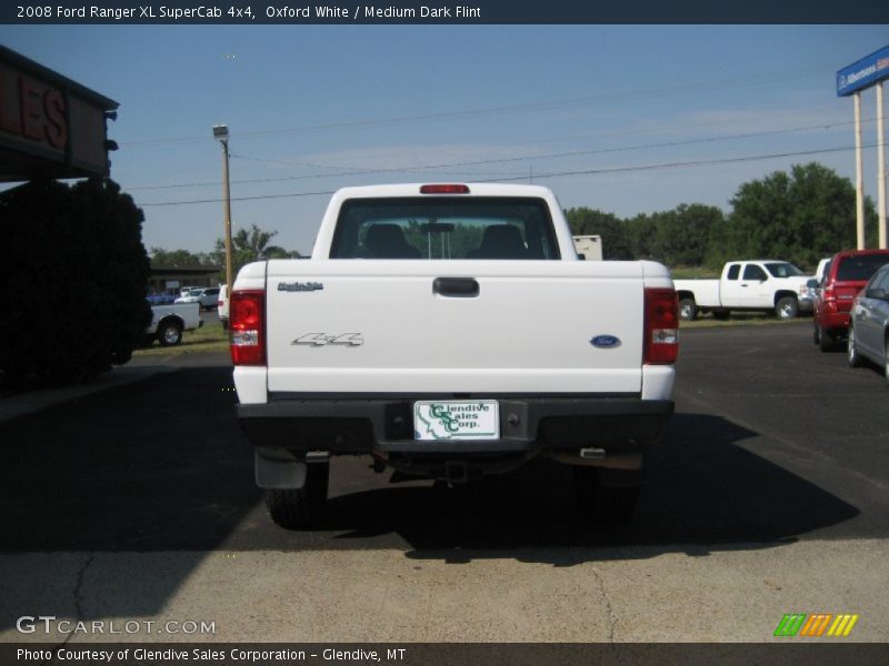 Oxford White / Medium Dark Flint 2008 Ford Ranger XL SuperCab 4x4