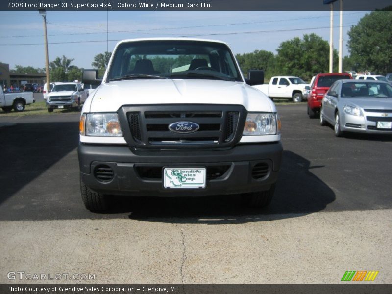 Oxford White / Medium Dark Flint 2008 Ford Ranger XL SuperCab 4x4