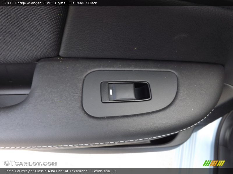 Crystal Blue Pearl / Black 2013 Dodge Avenger SE V6
