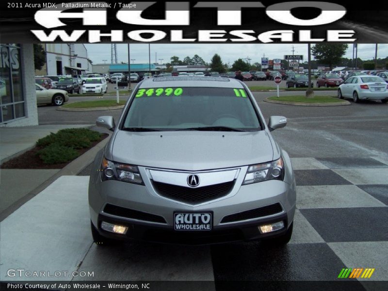 Palladium Metallic / Taupe 2011 Acura MDX