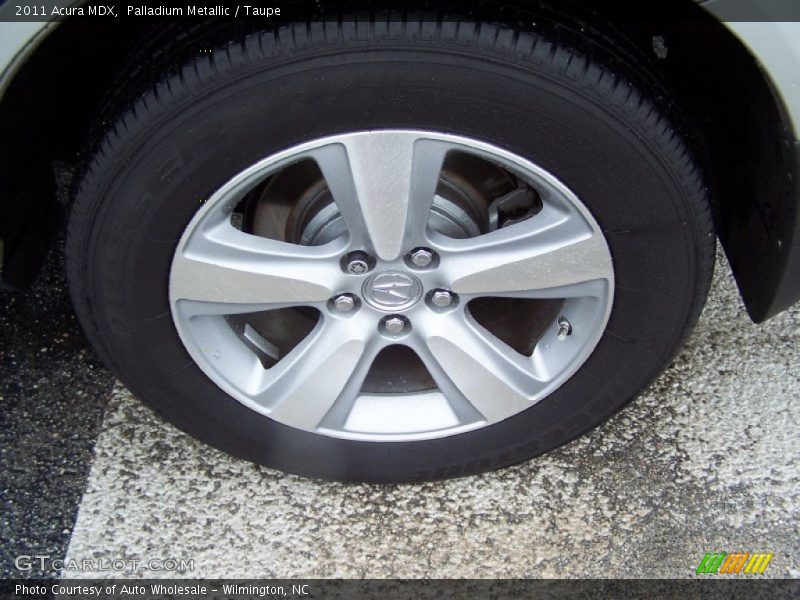 Palladium Metallic / Taupe 2011 Acura MDX