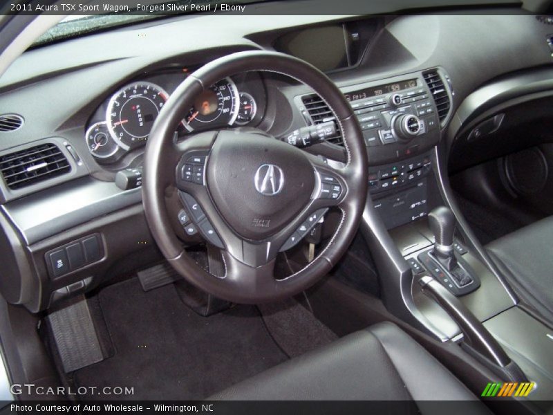 Ebony Interior - 2011 TSX Sport Wagon 