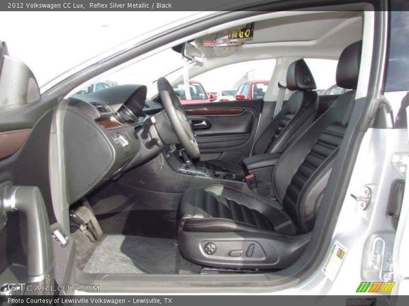Reflex Silver Metallic / Black 2012 Volkswagen CC Lux