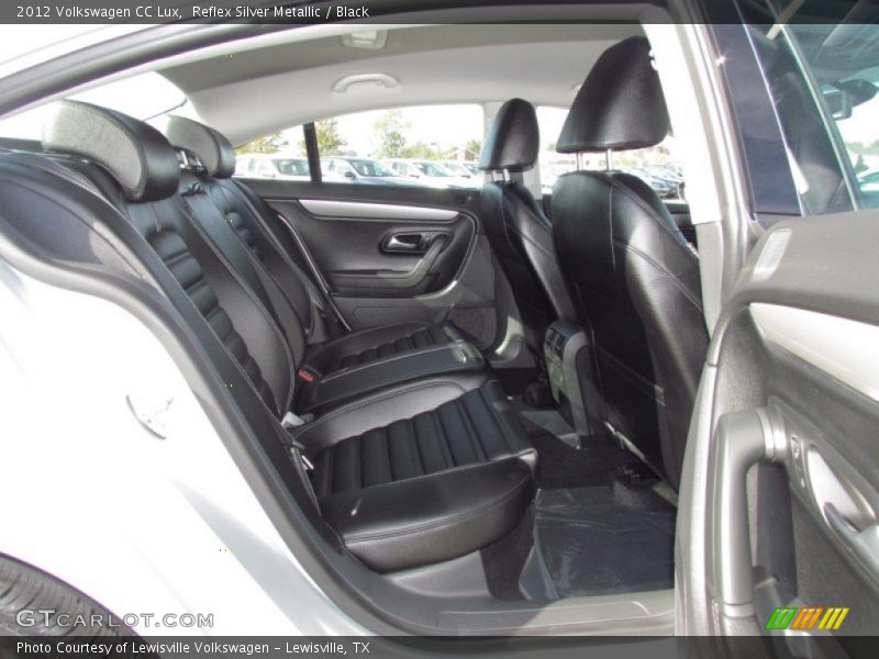 Reflex Silver Metallic / Black 2012 Volkswagen CC Lux