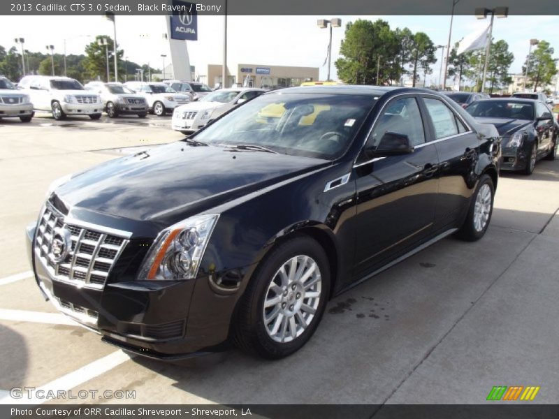Black Raven / Ebony 2013 Cadillac CTS 3.0 Sedan