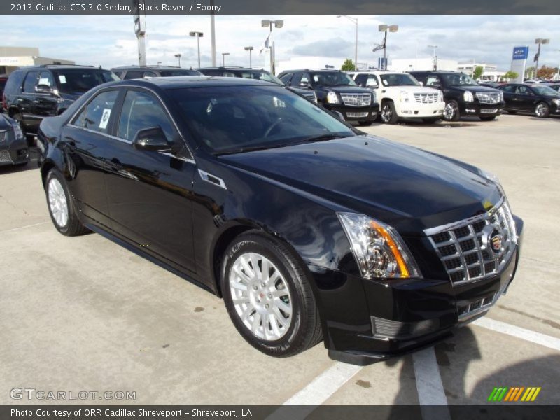 Black Raven / Ebony 2013 Cadillac CTS 3.0 Sedan