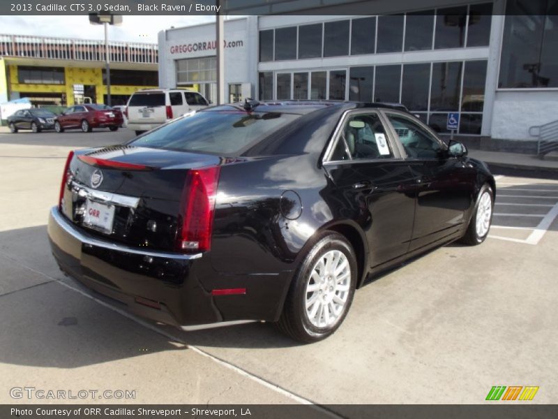 Black Raven / Ebony 2013 Cadillac CTS 3.0 Sedan