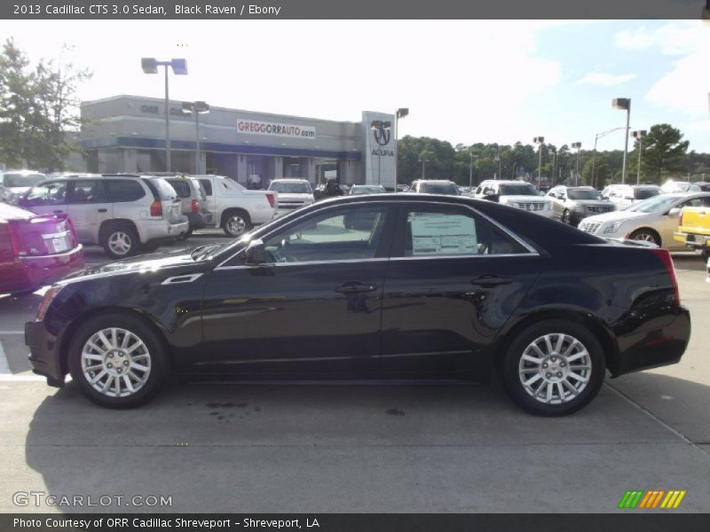 Black Raven / Ebony 2013 Cadillac CTS 3.0 Sedan