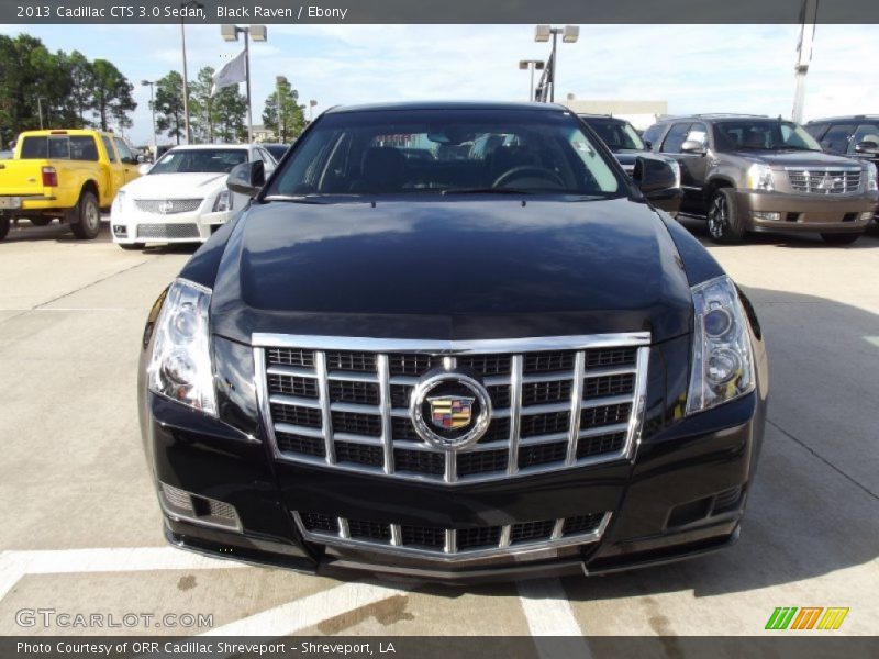 Black Raven / Ebony 2013 Cadillac CTS 3.0 Sedan