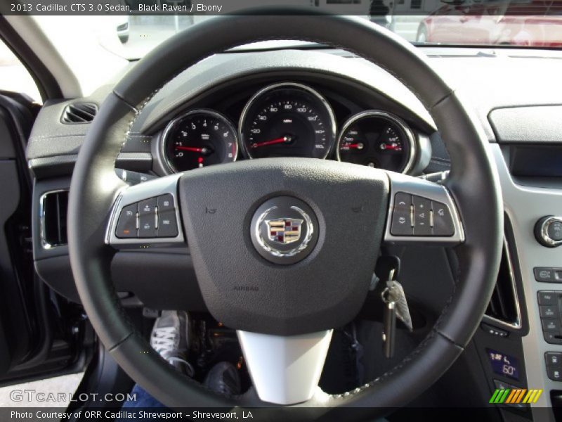 Black Raven / Ebony 2013 Cadillac CTS 3.0 Sedan