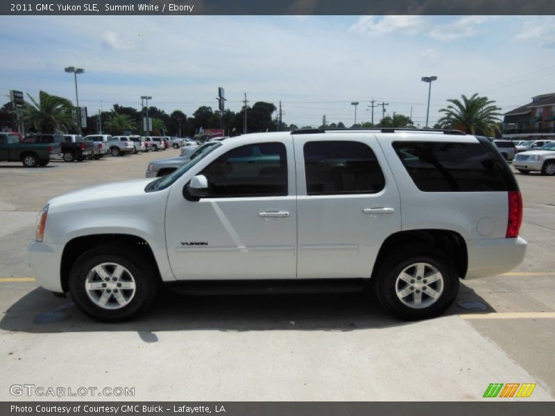 Summit White / Ebony 2011 GMC Yukon SLE