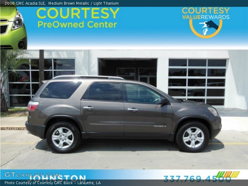 Medium Brown Metallic / Light Titanium 2008 GMC Acadia SLE