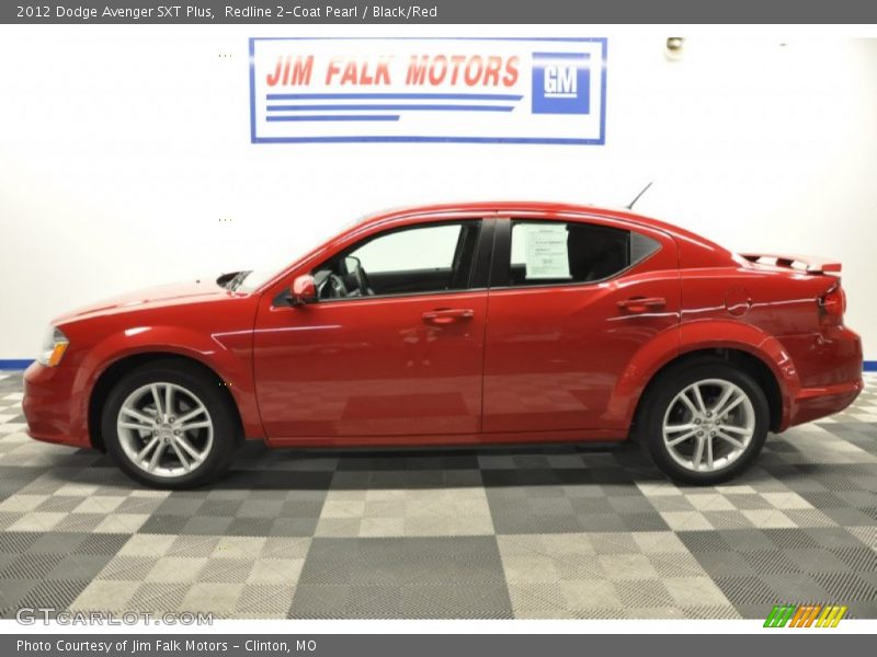 Redline 2-Coat Pearl / Black/Red 2012 Dodge Avenger SXT Plus