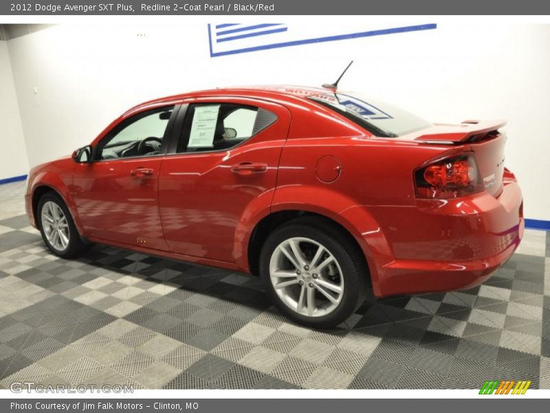 Redline 2-Coat Pearl / Black/Red 2012 Dodge Avenger SXT Plus